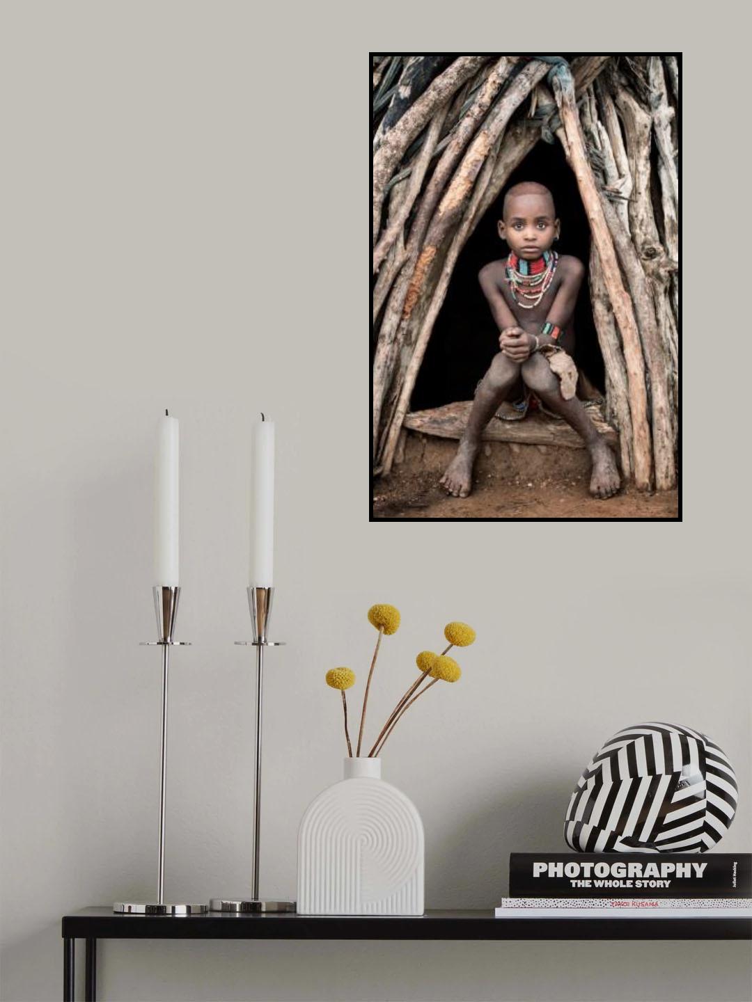 Young girl of the Hamar Poster och Canvastavla