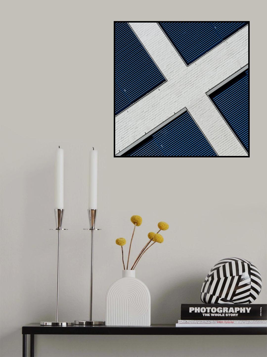 Crossed facade Poster och Canvastavla