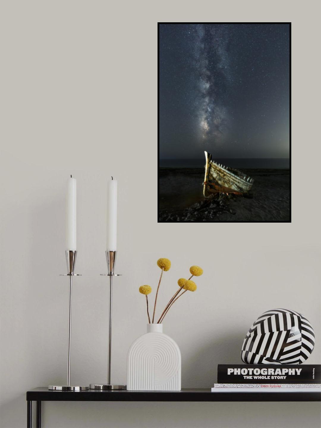 Old boat Poster och Canvastavla