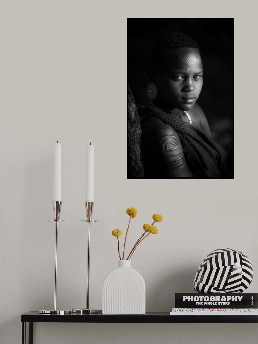Suri tribes girl Poster och Canvastavla
