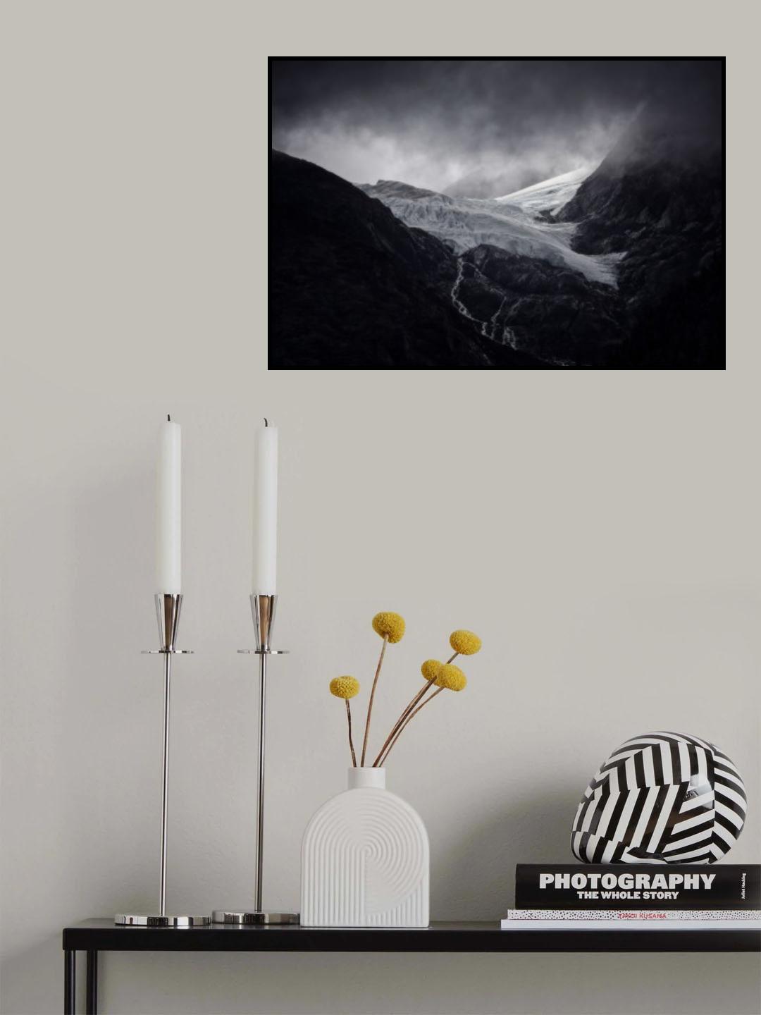 Portage Glacier Poster och Canvastavla