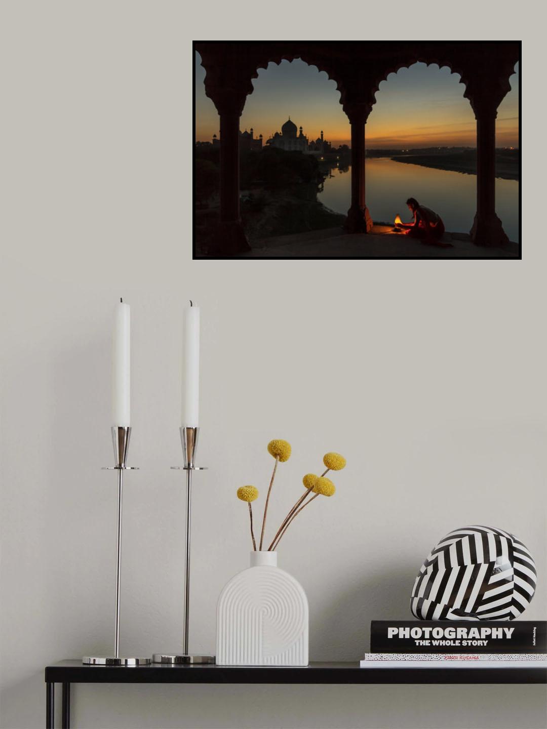 Illuminating the Taj Poster och Canvastavla