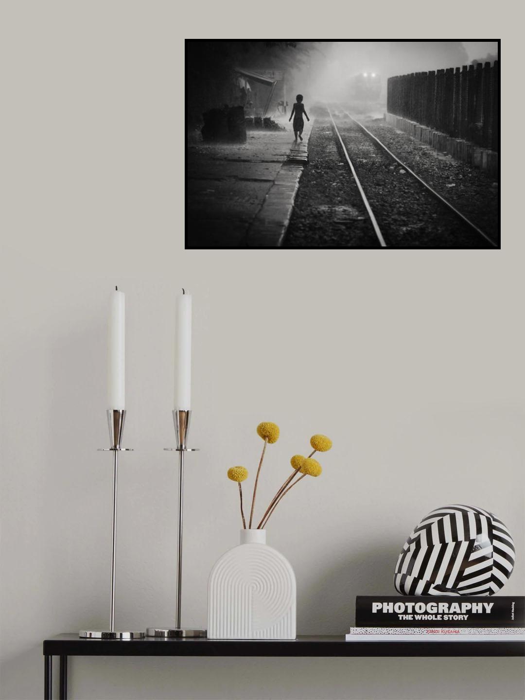 The rain rails Poster och Canvastavla