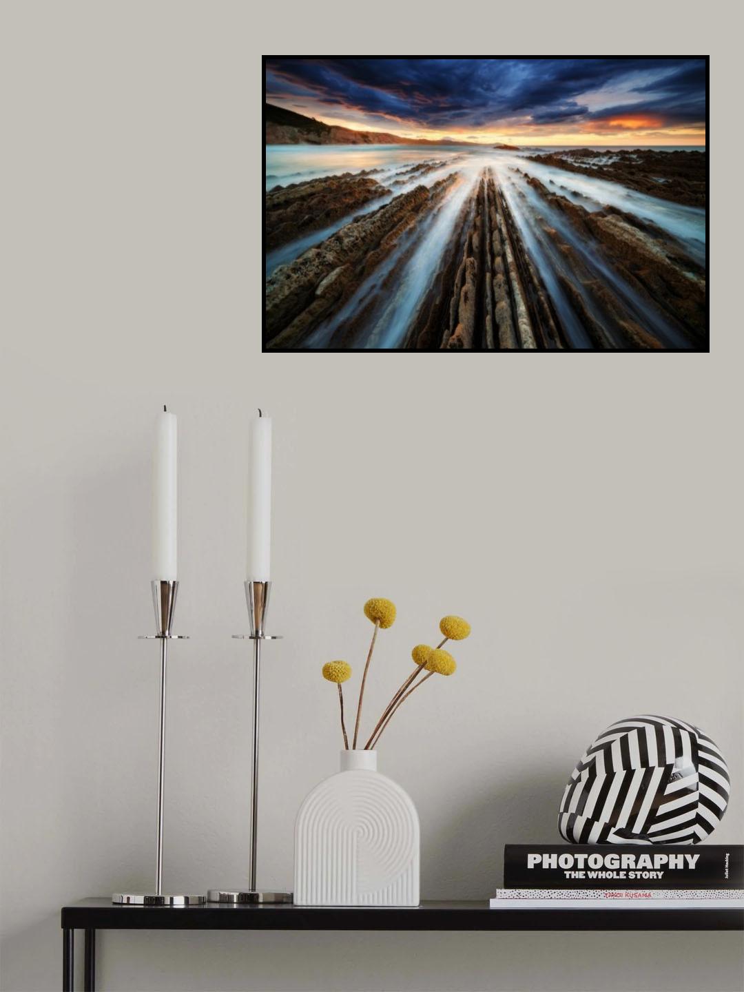 Zumaia Flysch Poster och Canvastavla