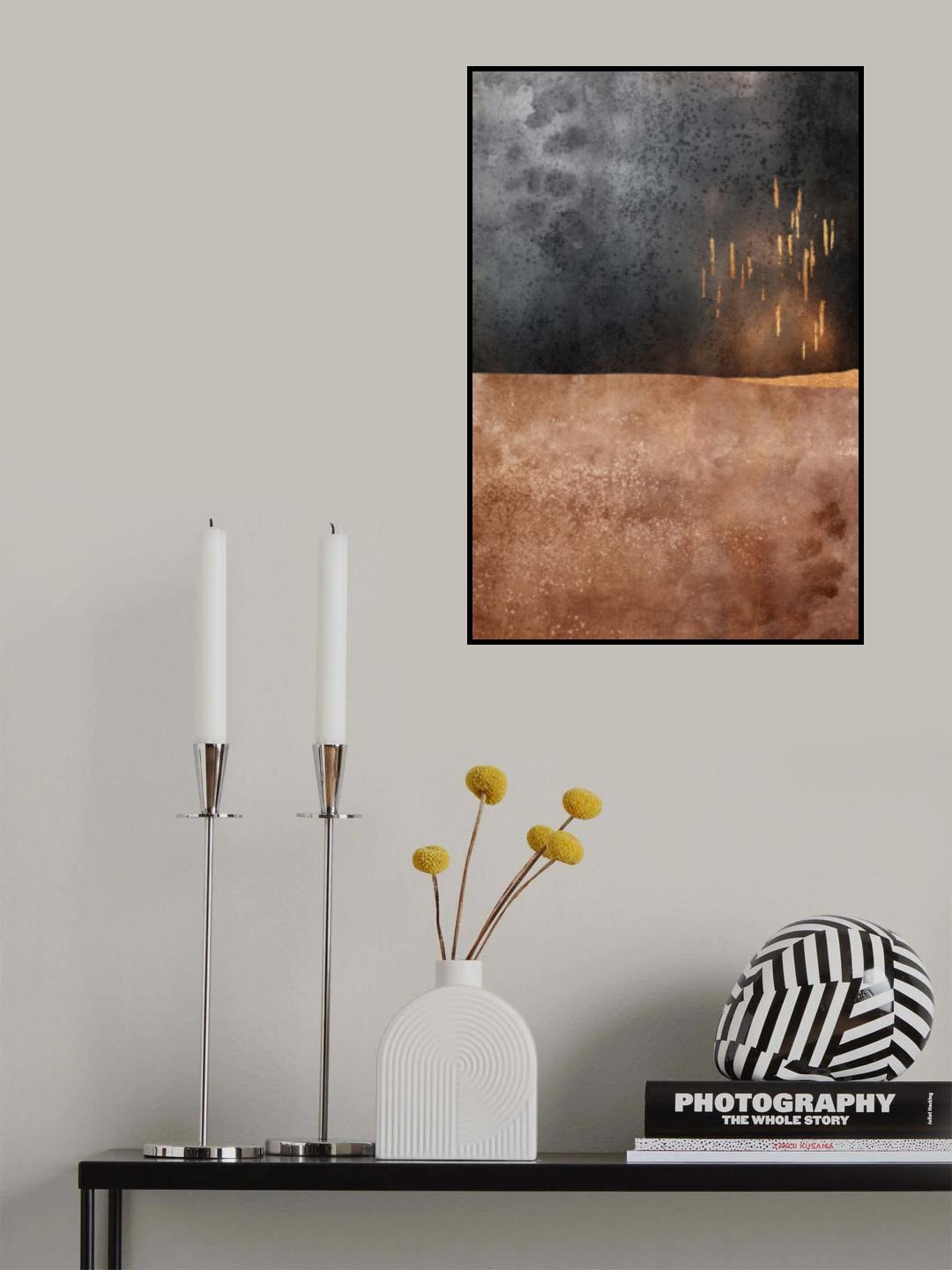 Autumn Rain Poster och Canvastavla