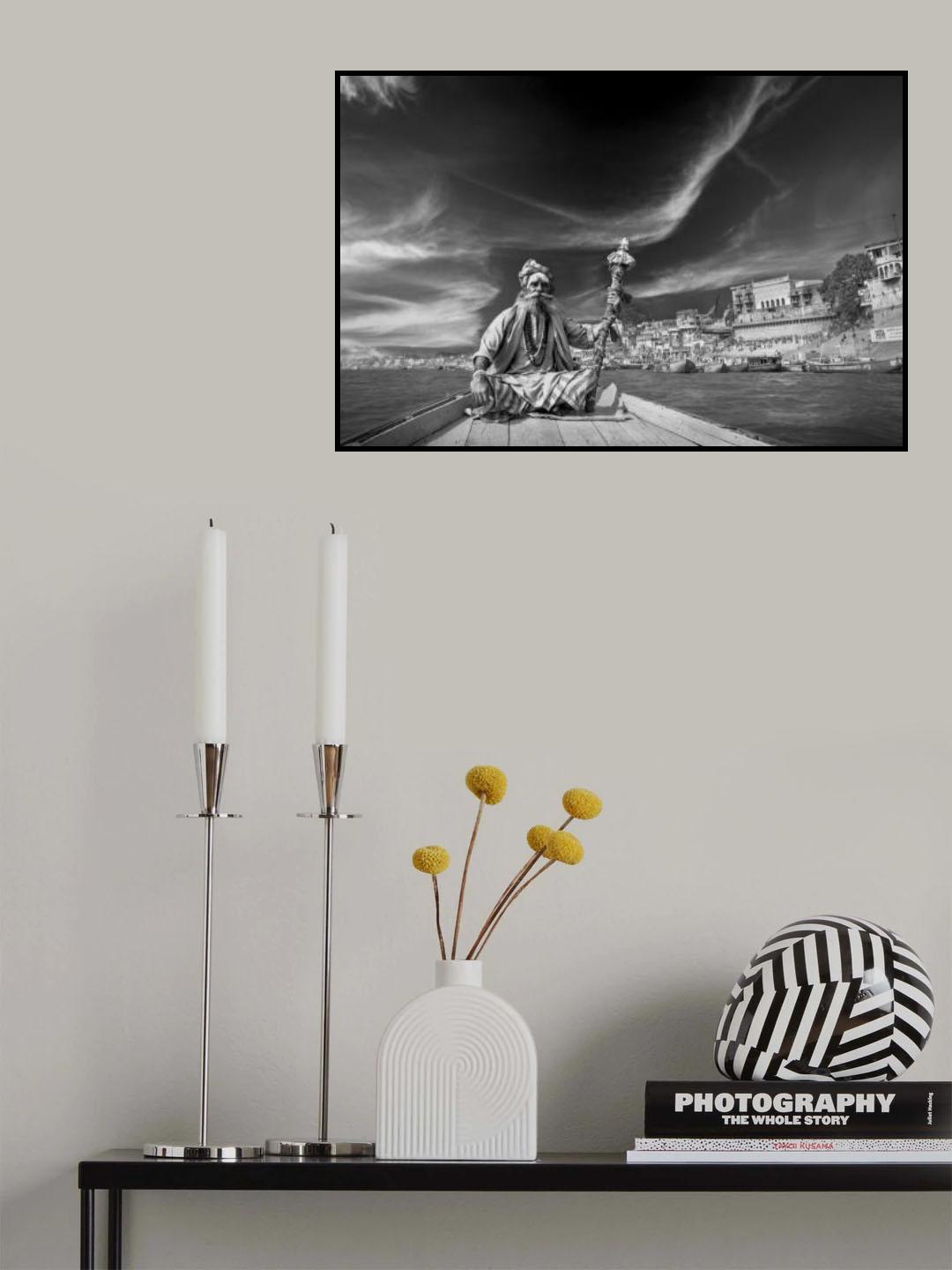 MONK OF VARANASI Poster och Canvastavla