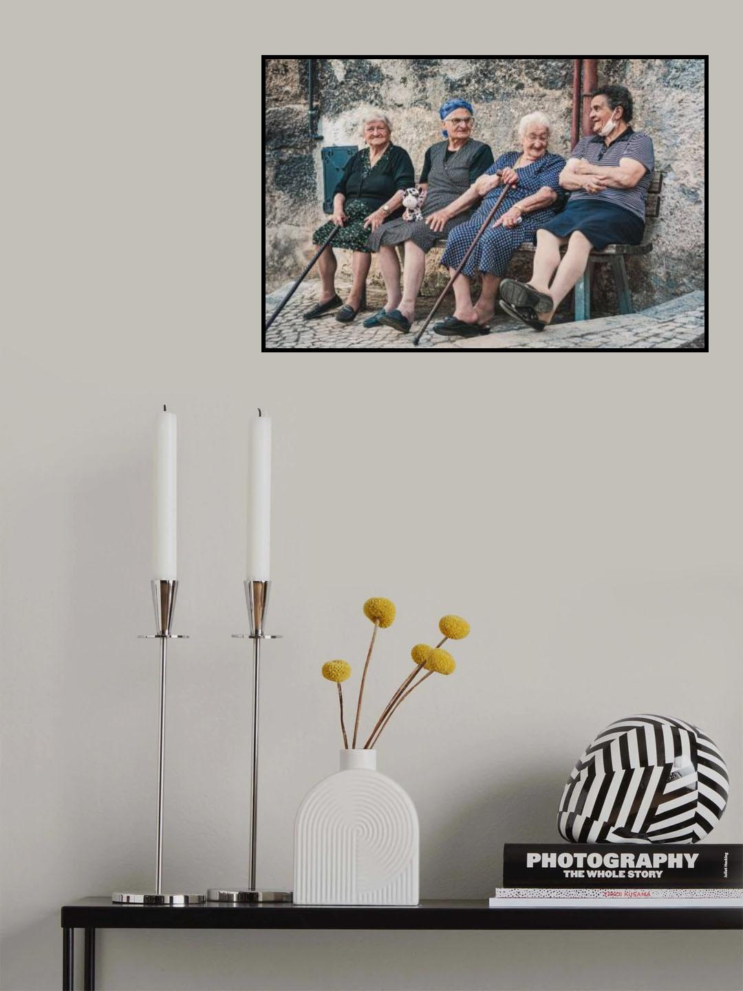 Scanno and its beauties Poster och Canvastavla