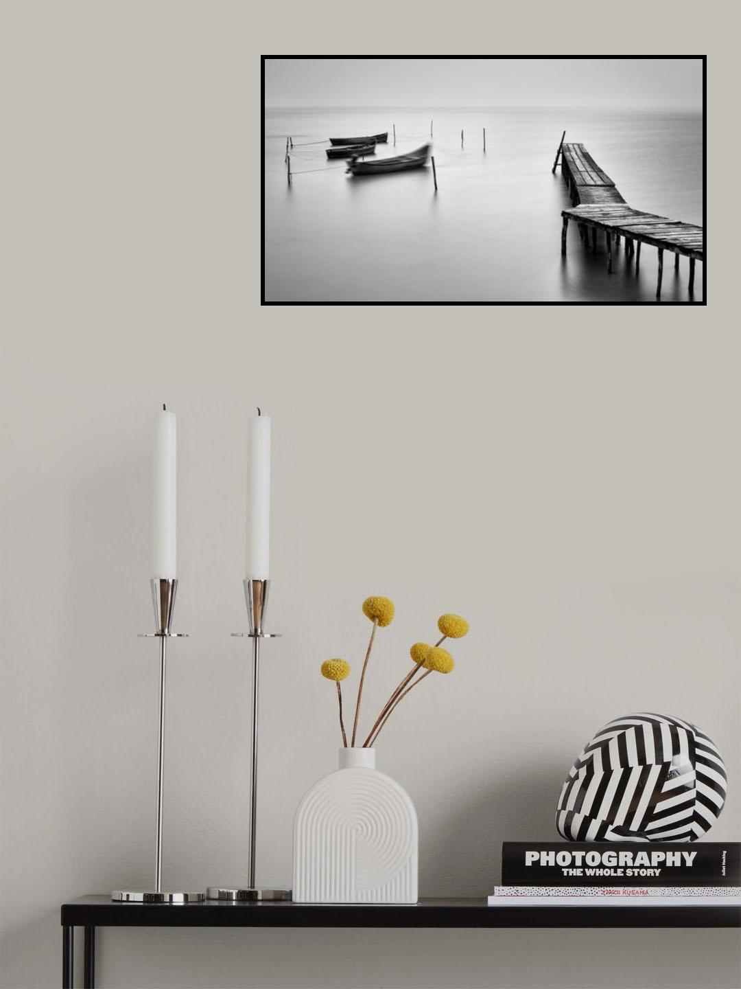 Old fishermen's harbor Poster och Canvastavla