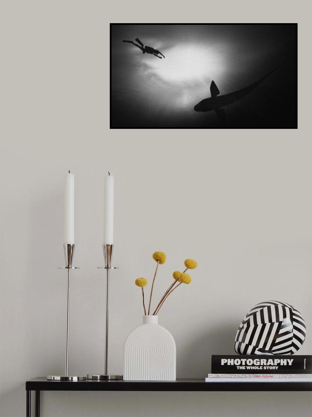 Deep Underwater Poster och Canvastavla