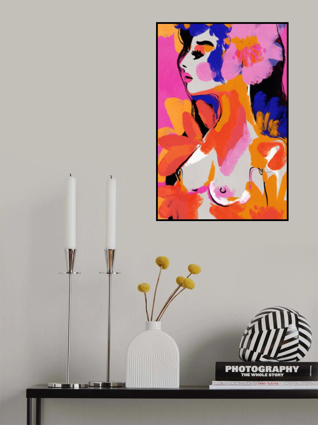 Born From Flowers Poster och Canvastavla