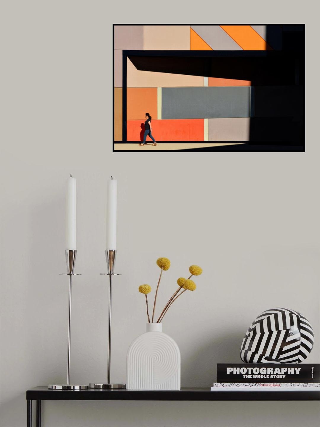 Mondrian Effect Poster och Canvastavla