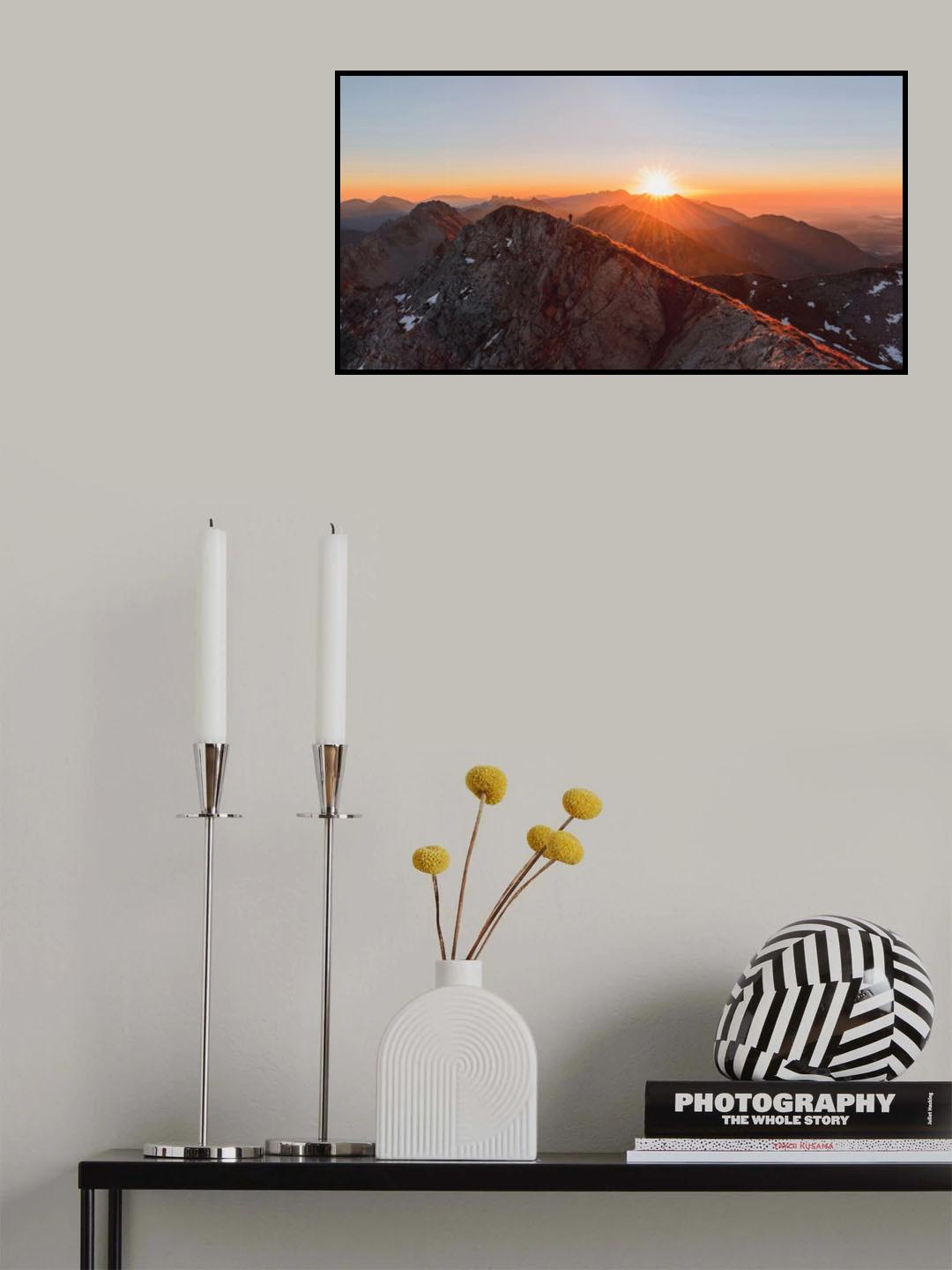 Running on the ridge Poster och Canvastavla