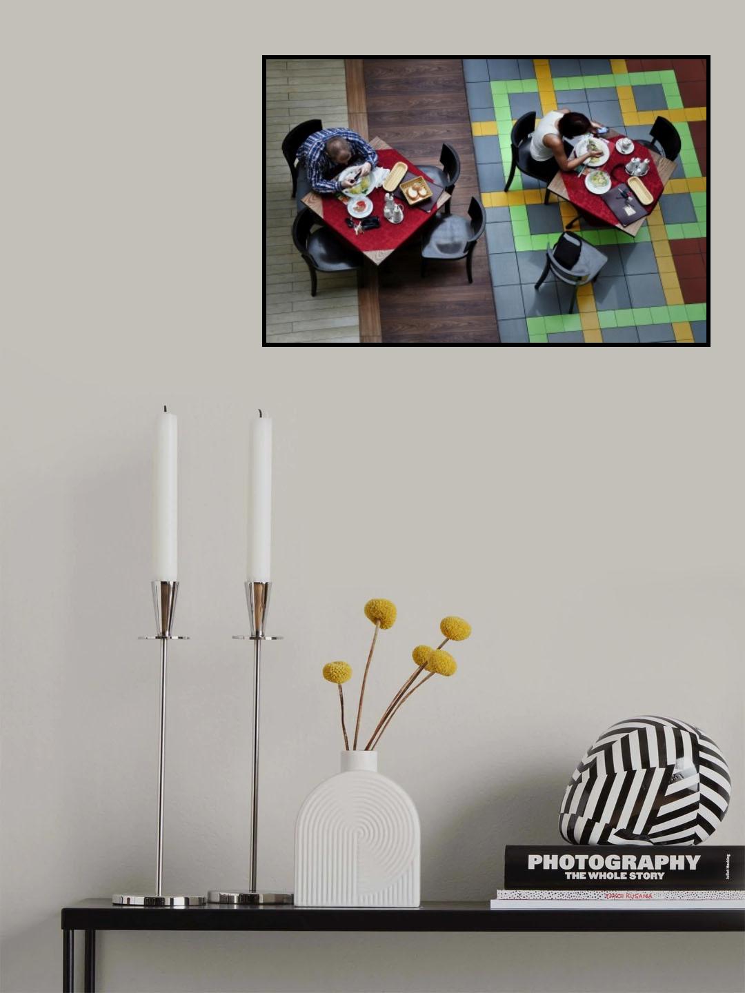 Lunch with facebook friends Poster och Canvastavla