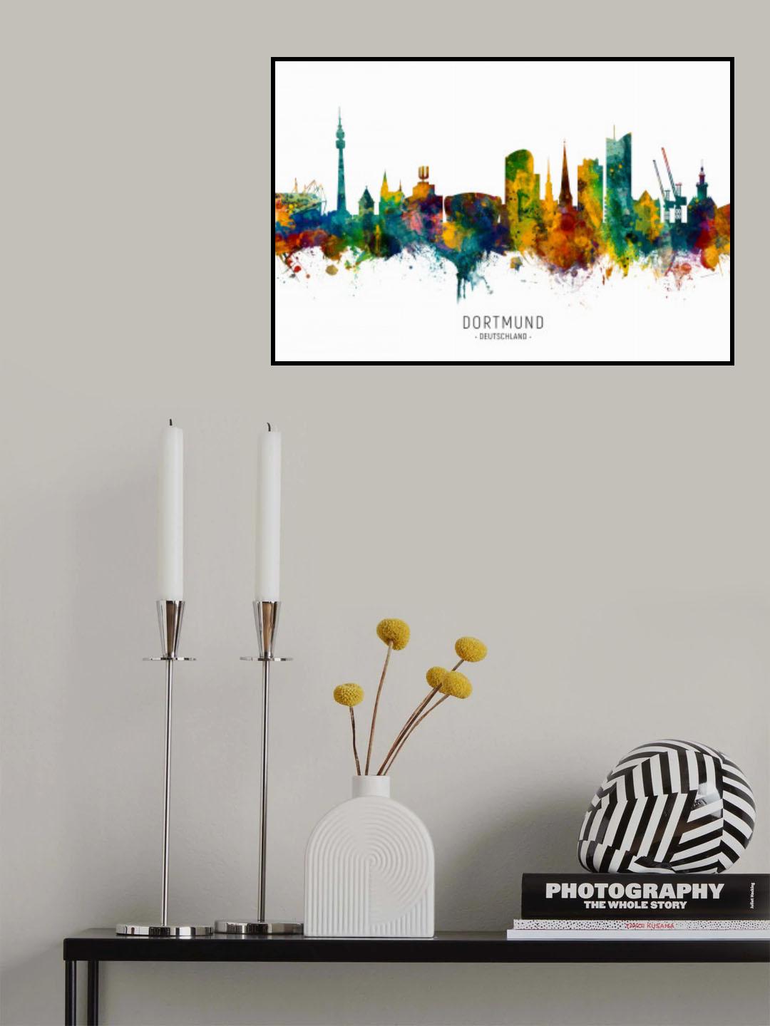 Dortmund Germany Skyline Poster och Canvastavla