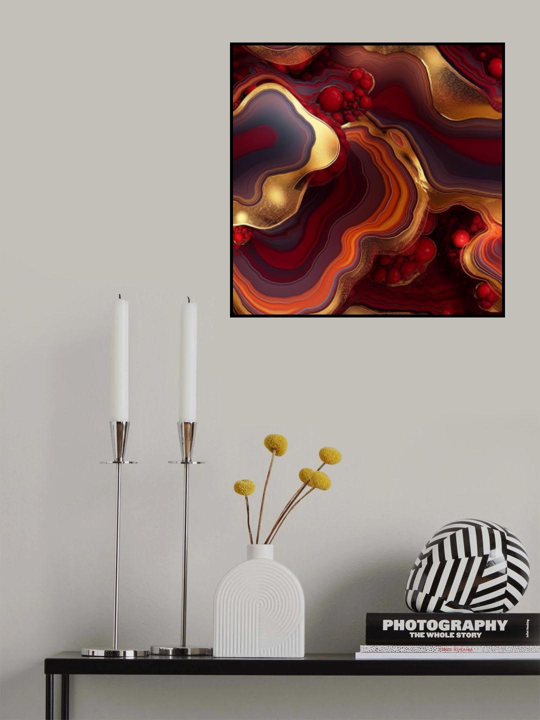 Agate 63 Poster och Canvastavla