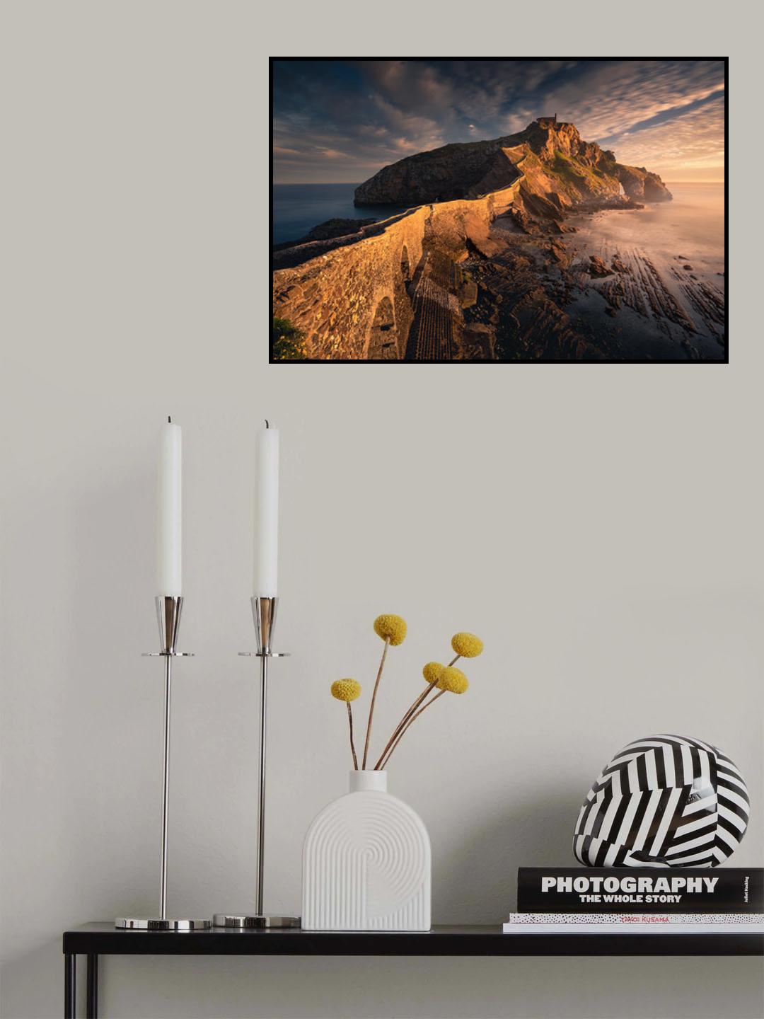 Gaztelugatxe Poster och Canvastavla