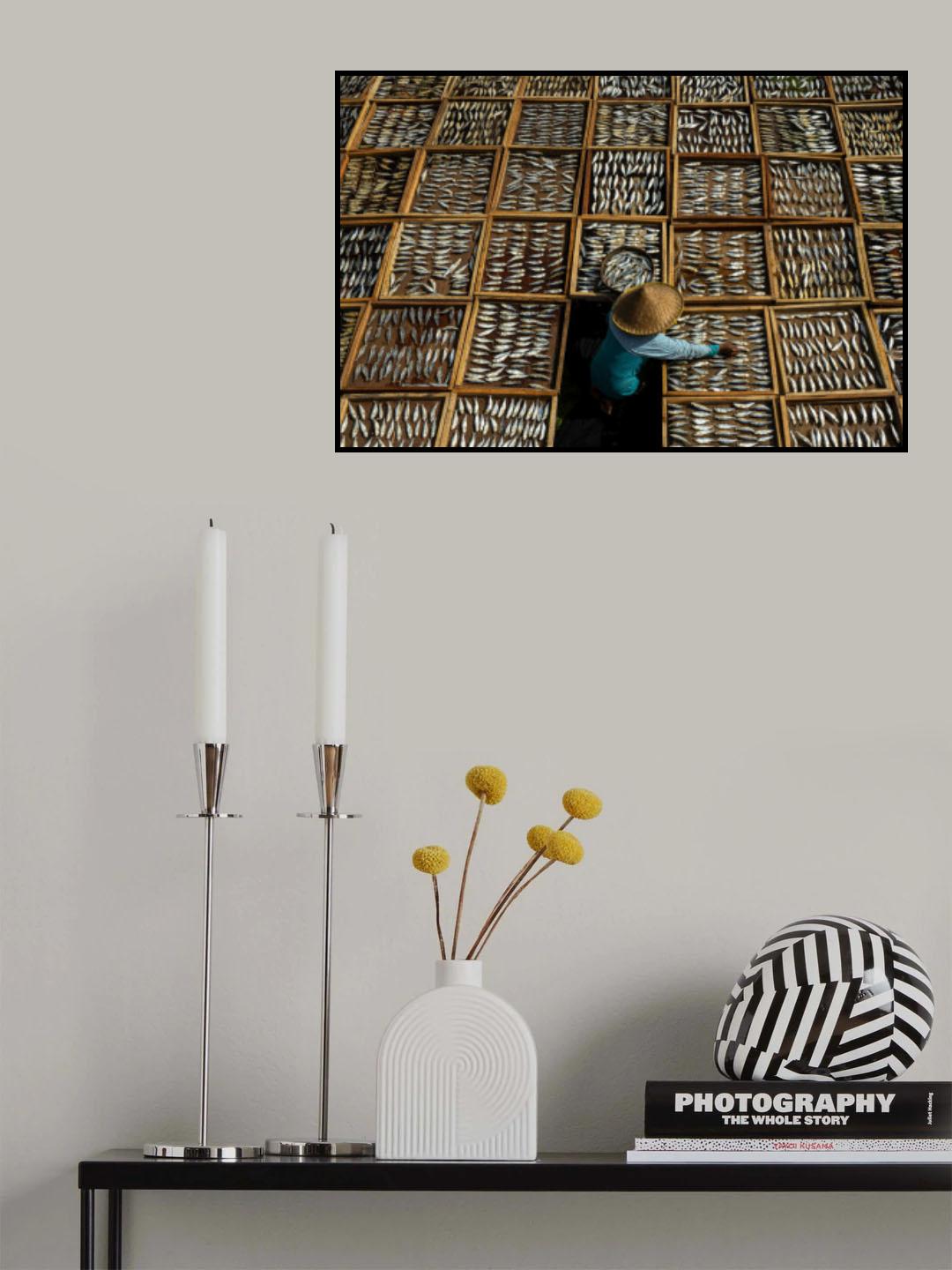 Salted Dried Fish Poster och Canvastavla
