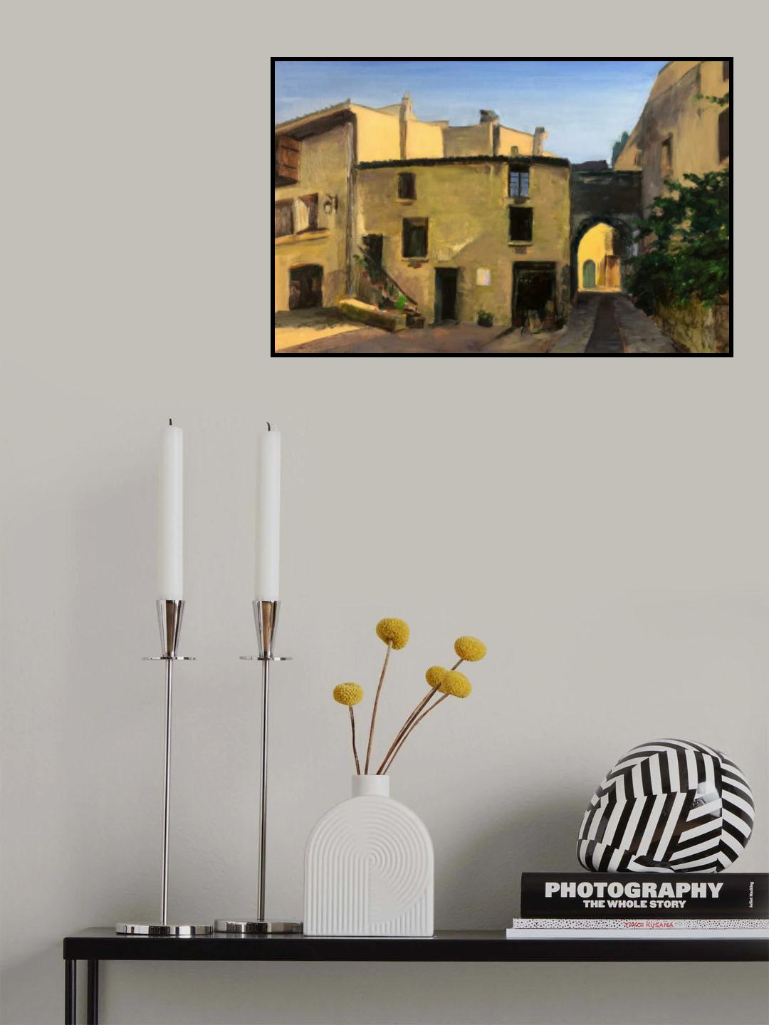 OIL PAINT TOWN Poster och Canvastavla