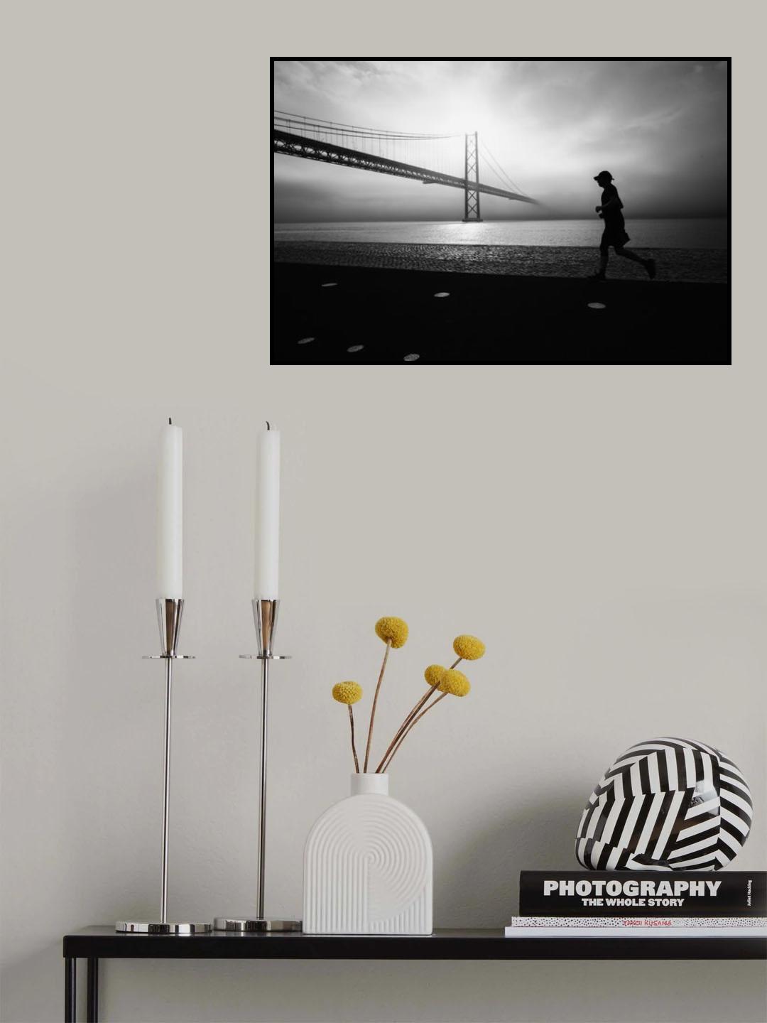 Running man Poster och Canvastavla
