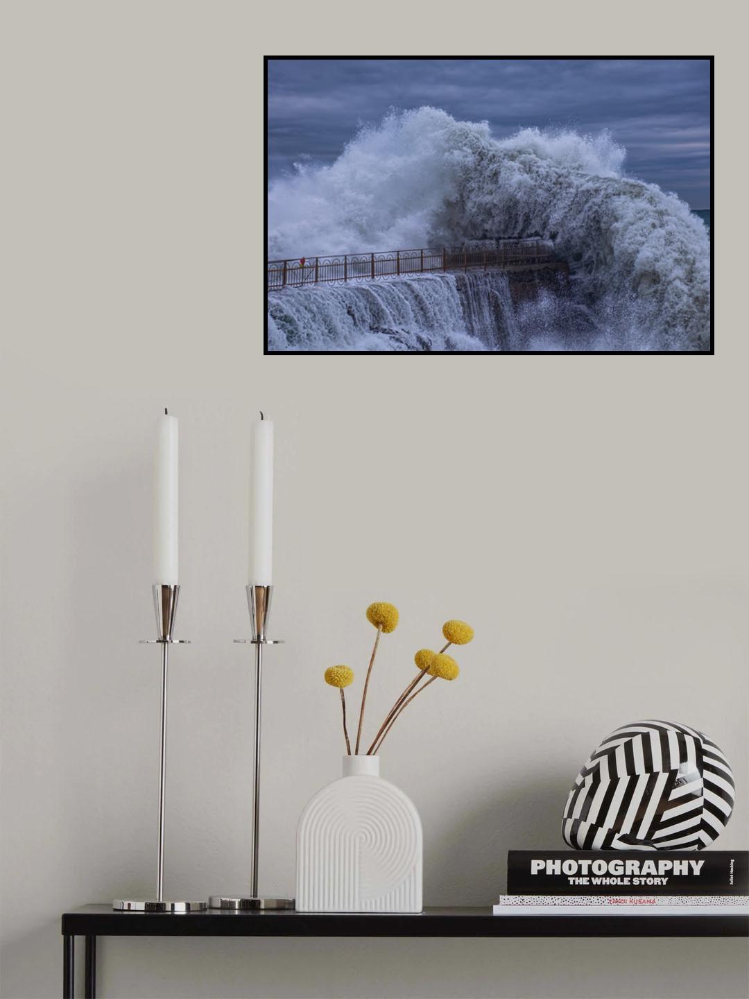 Big sea wave Poster och Canvastavla