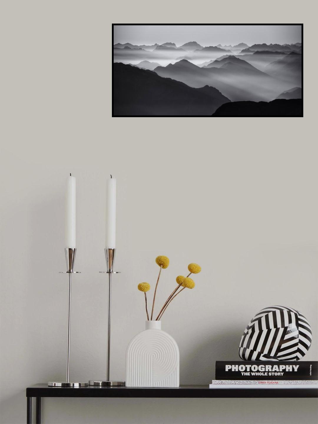 Mountain layers Poster och Canvastavla