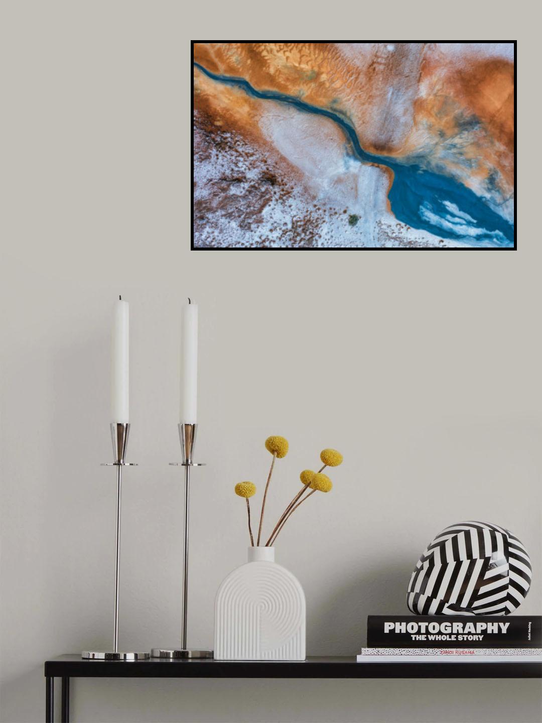 Geothermal river Poster och Canvastavla