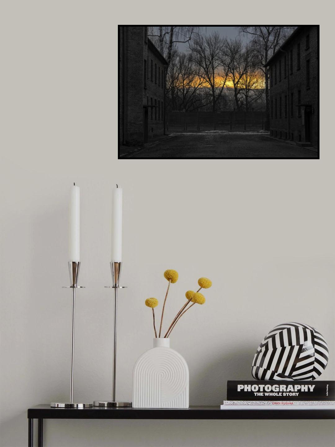 sunrise in Auschwitz Poster och Canvastavla
