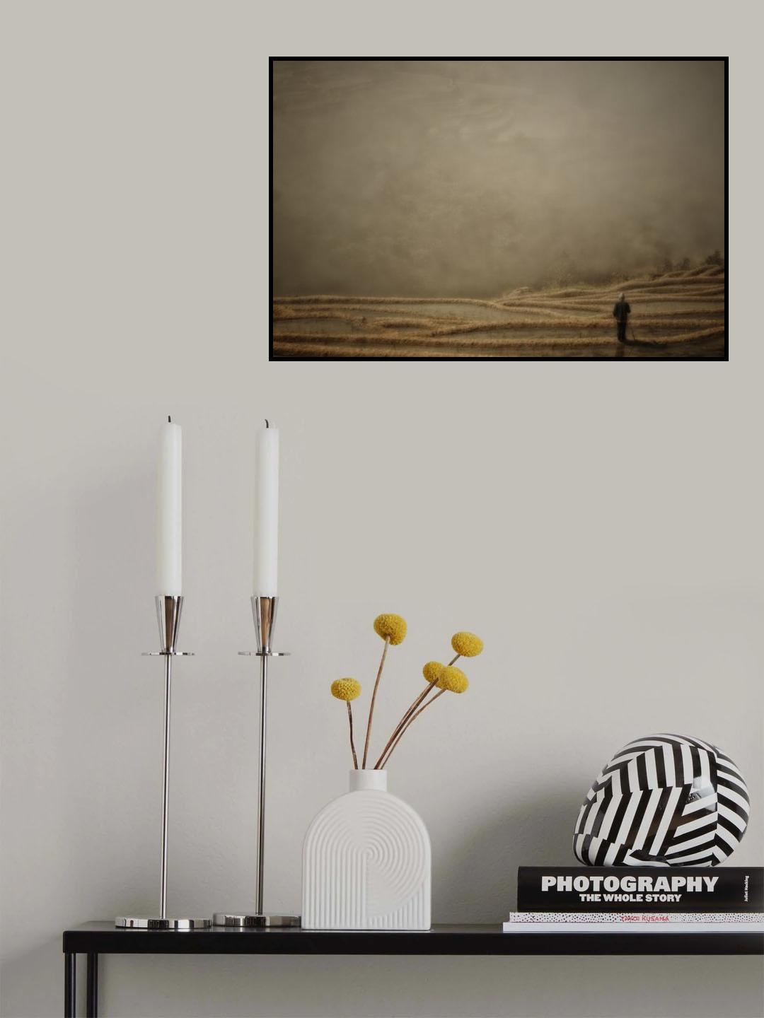 listen how the rice is growing ... Poster och Canvastavla
