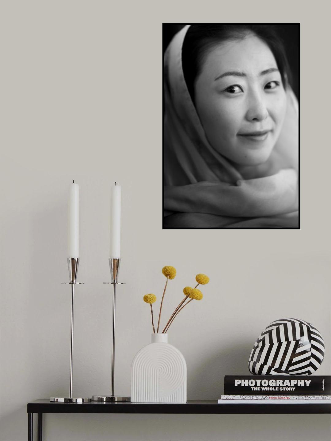 portrait of an asian woman Poster och Canvastavla