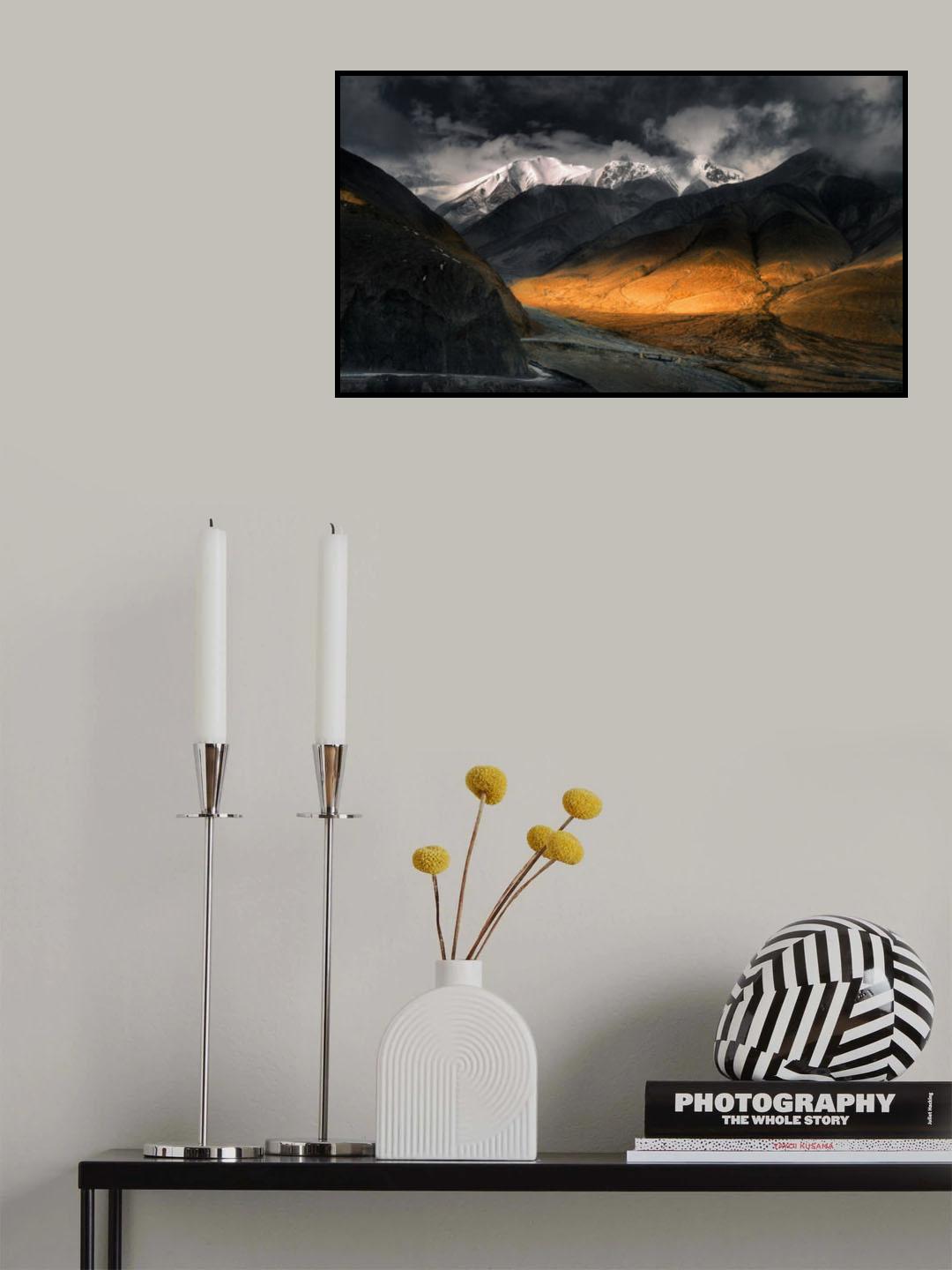 A Bend To Light Poster och Canvastavla