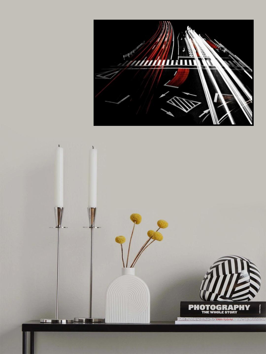 red of night Poster och Canvastavla