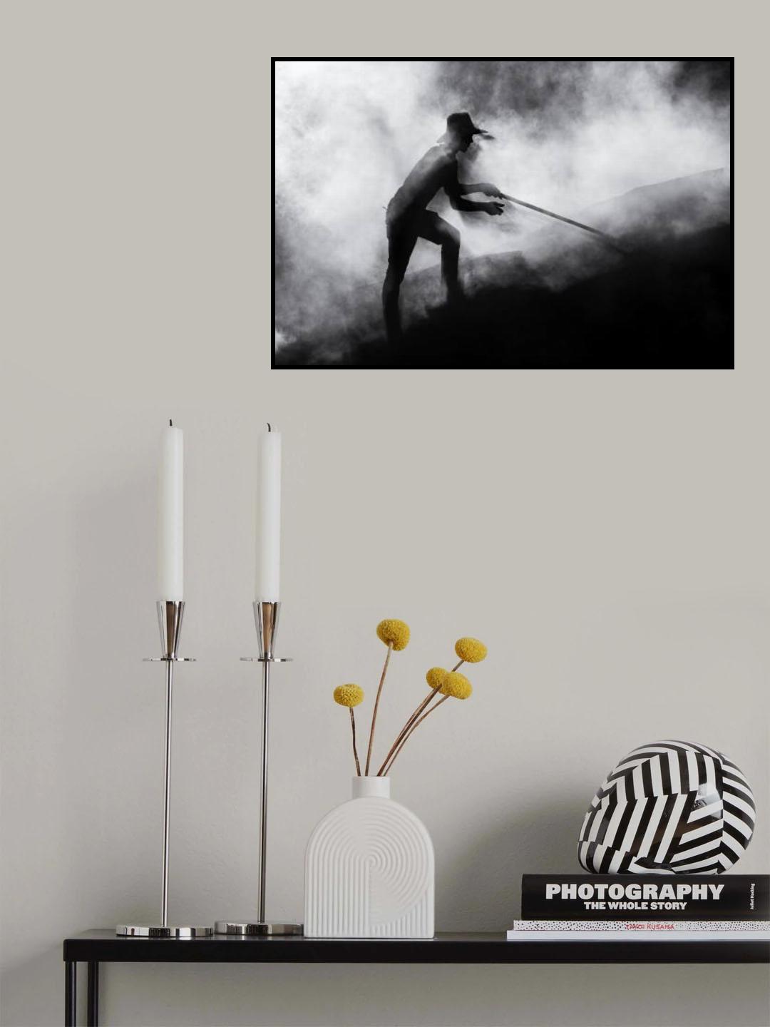 gölge (charcoal) Poster och Canvastavla