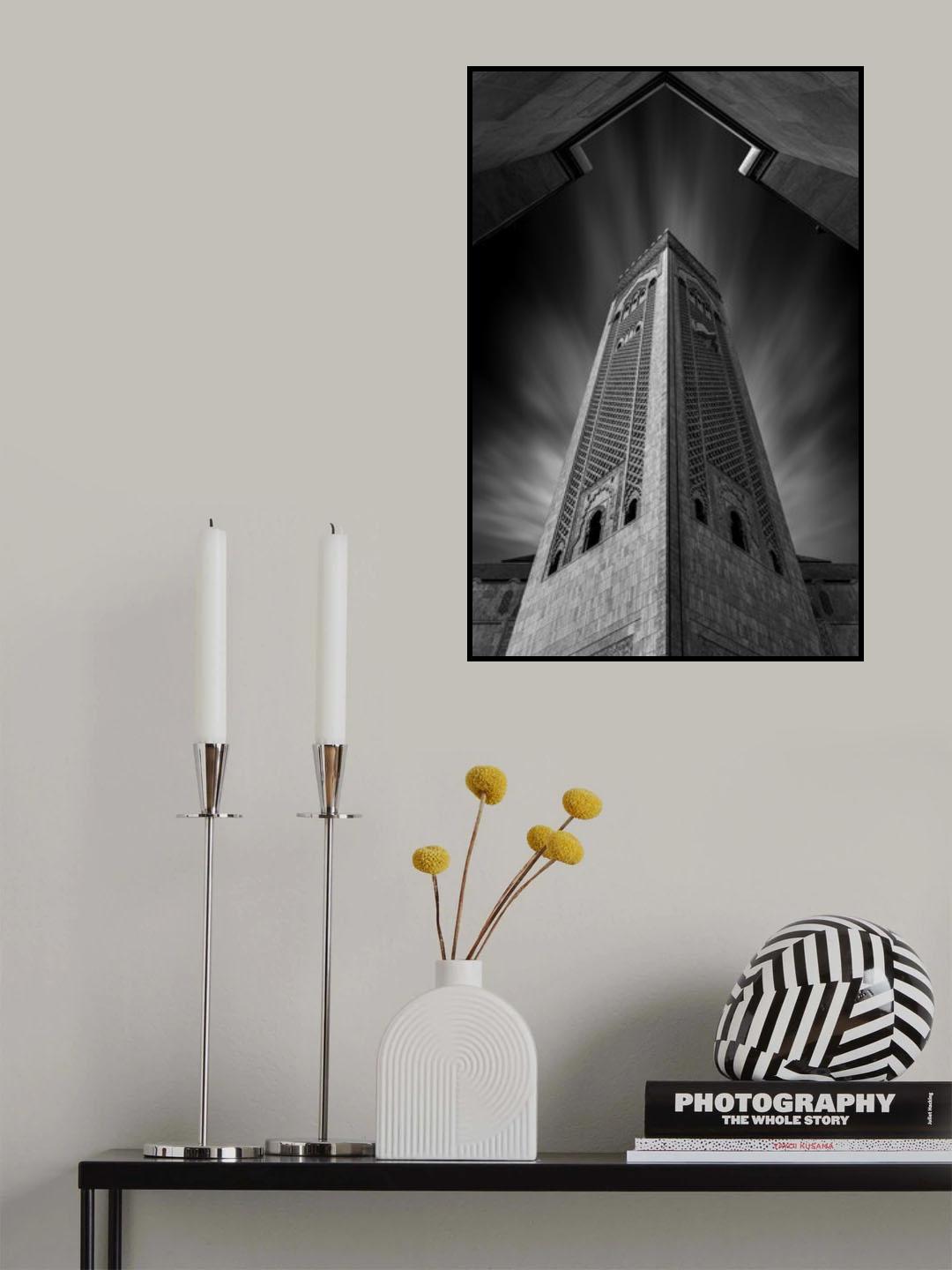 Hassan II Mosque Poster och Canvastavla