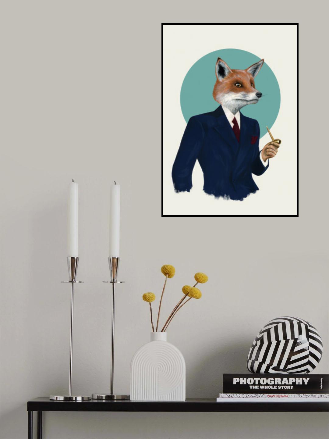 Mr Fox Poster och Canvastavla