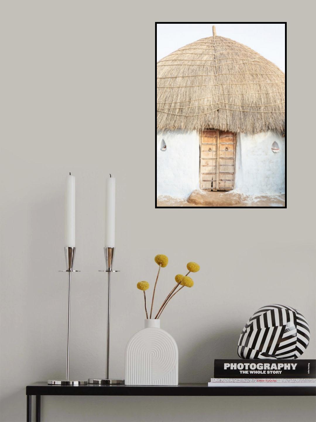 Desert Hut Poster och Canvastavla