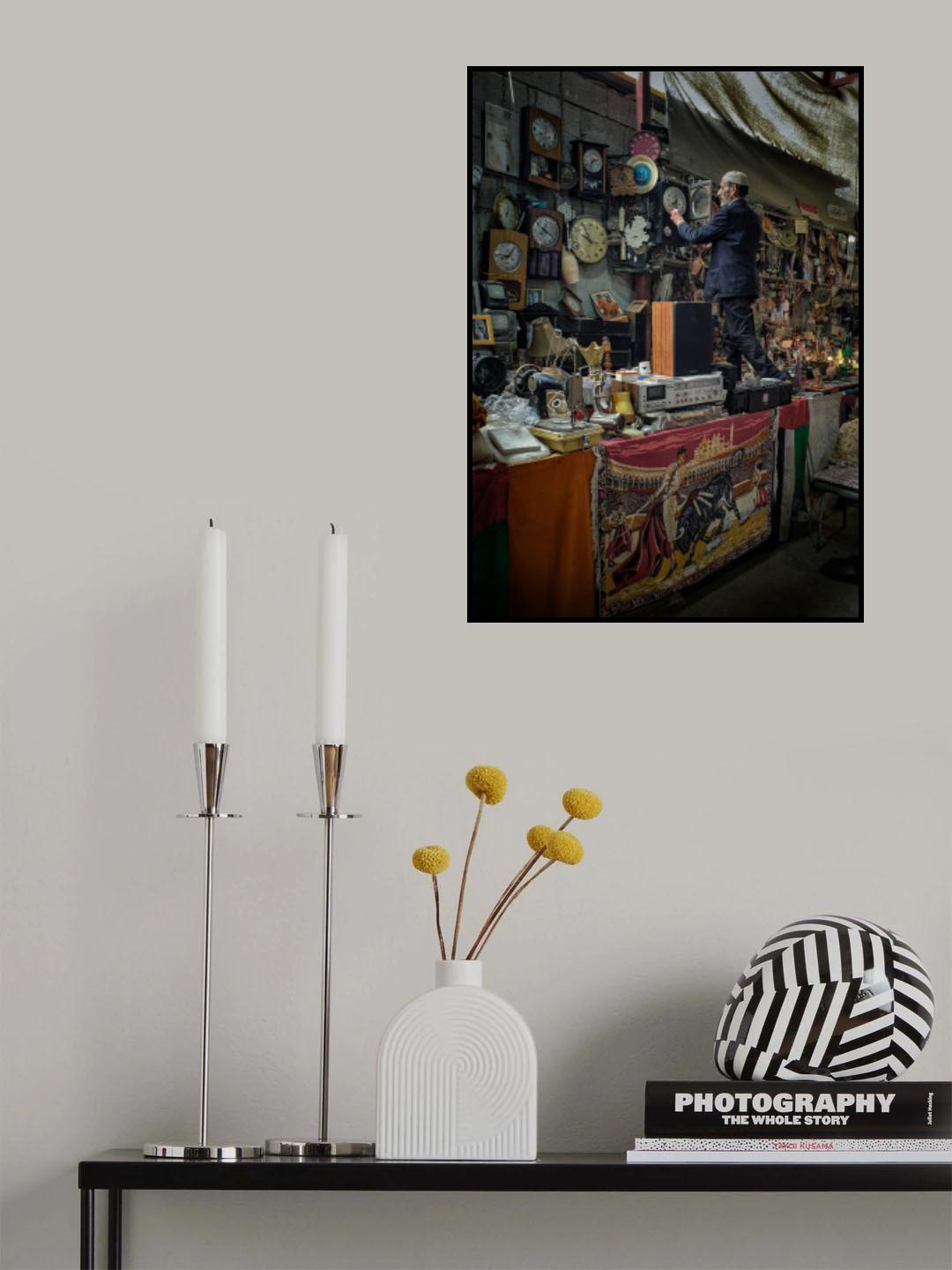 Seller of antiques and used materials Poster och Canvastavla