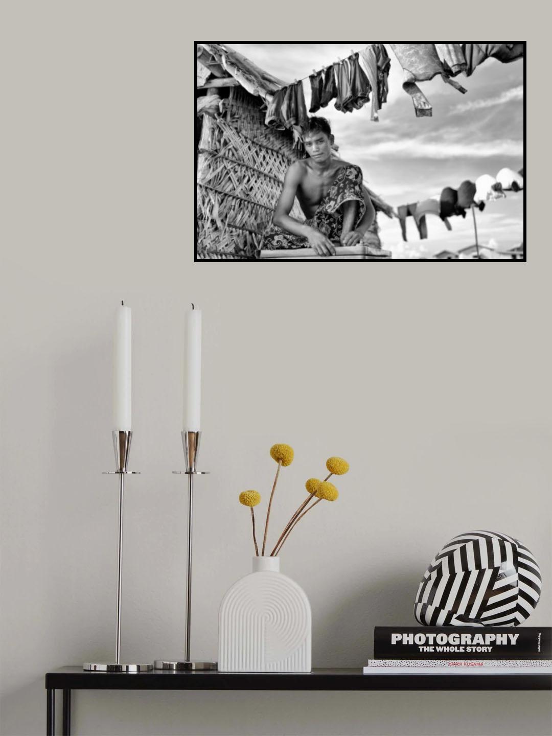 Village Life Poster och Canvastavla
