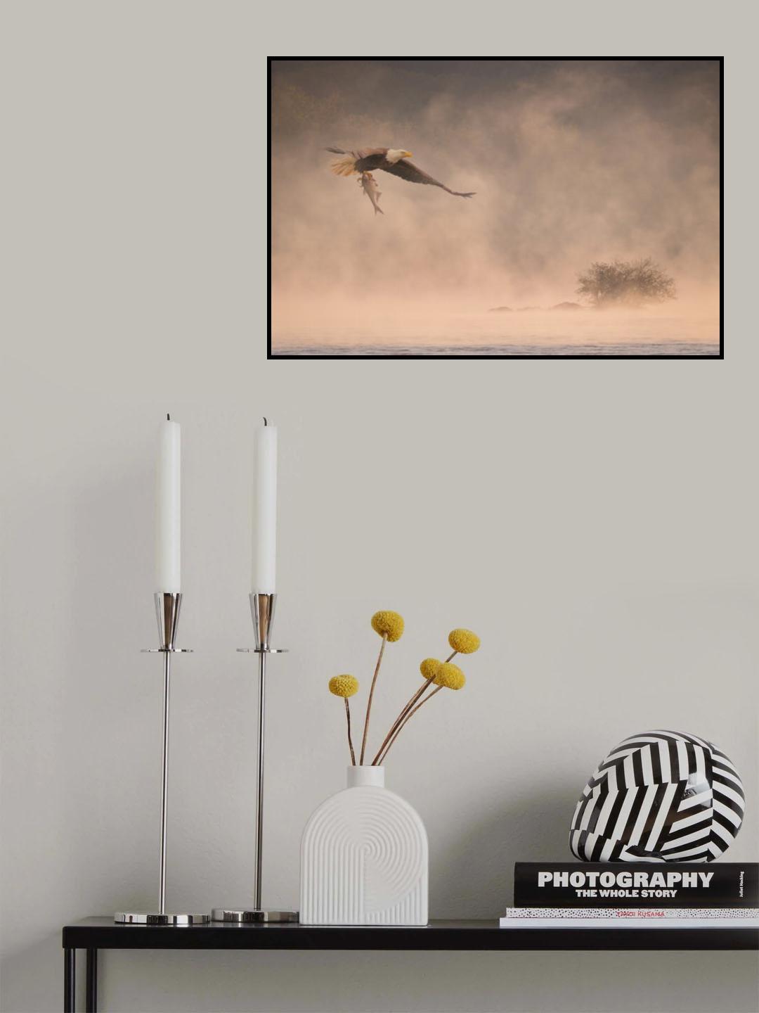 Through Mist Poster och Canvastavla