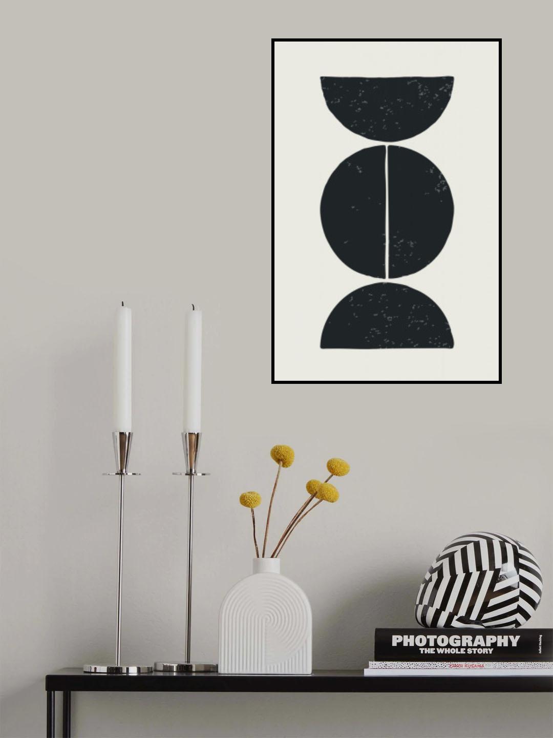 Minimal Circles #4 Poster och Canvastavla