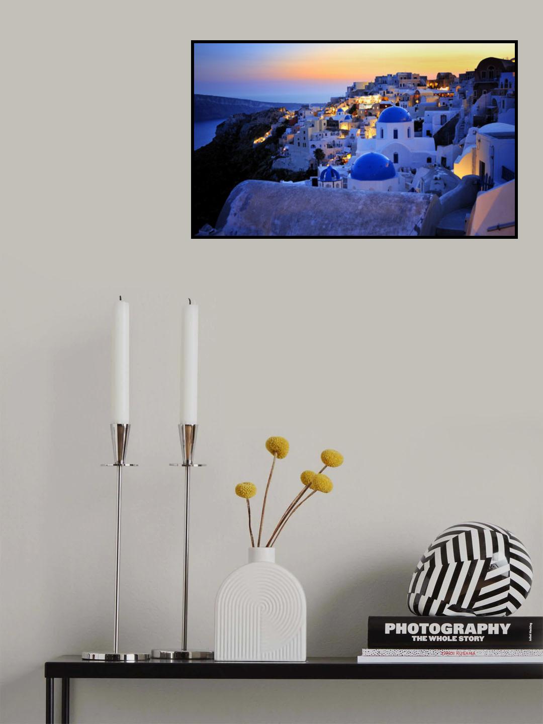Santorini Island, Greece Poster och Canvastavla