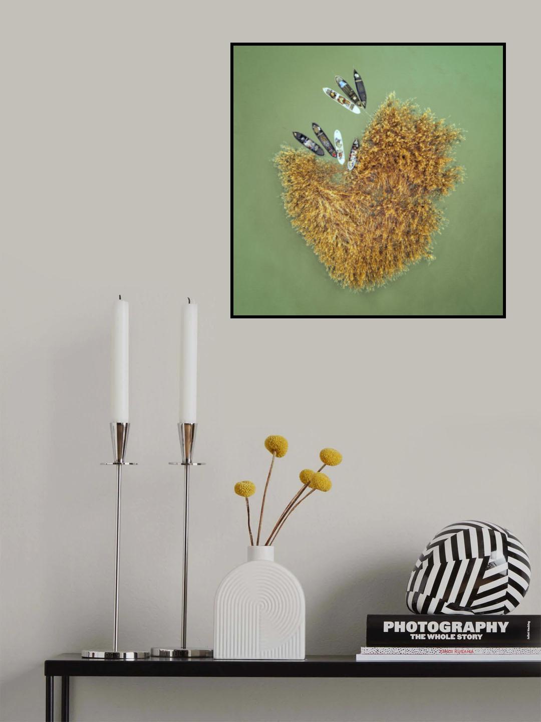 Heart island Poster och Canvastavla