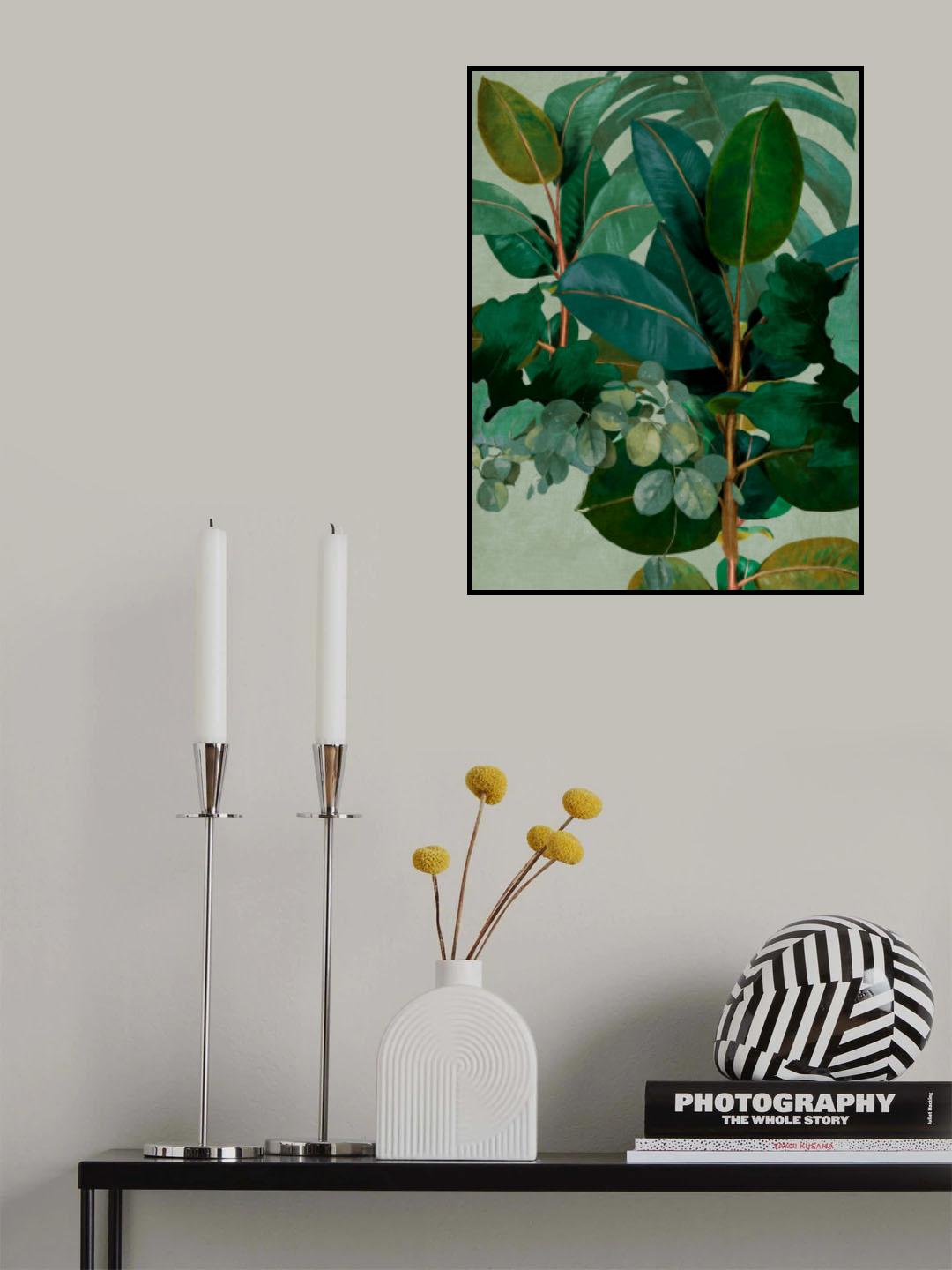 Leaves More 9 Kopie Poster och Canvastavla