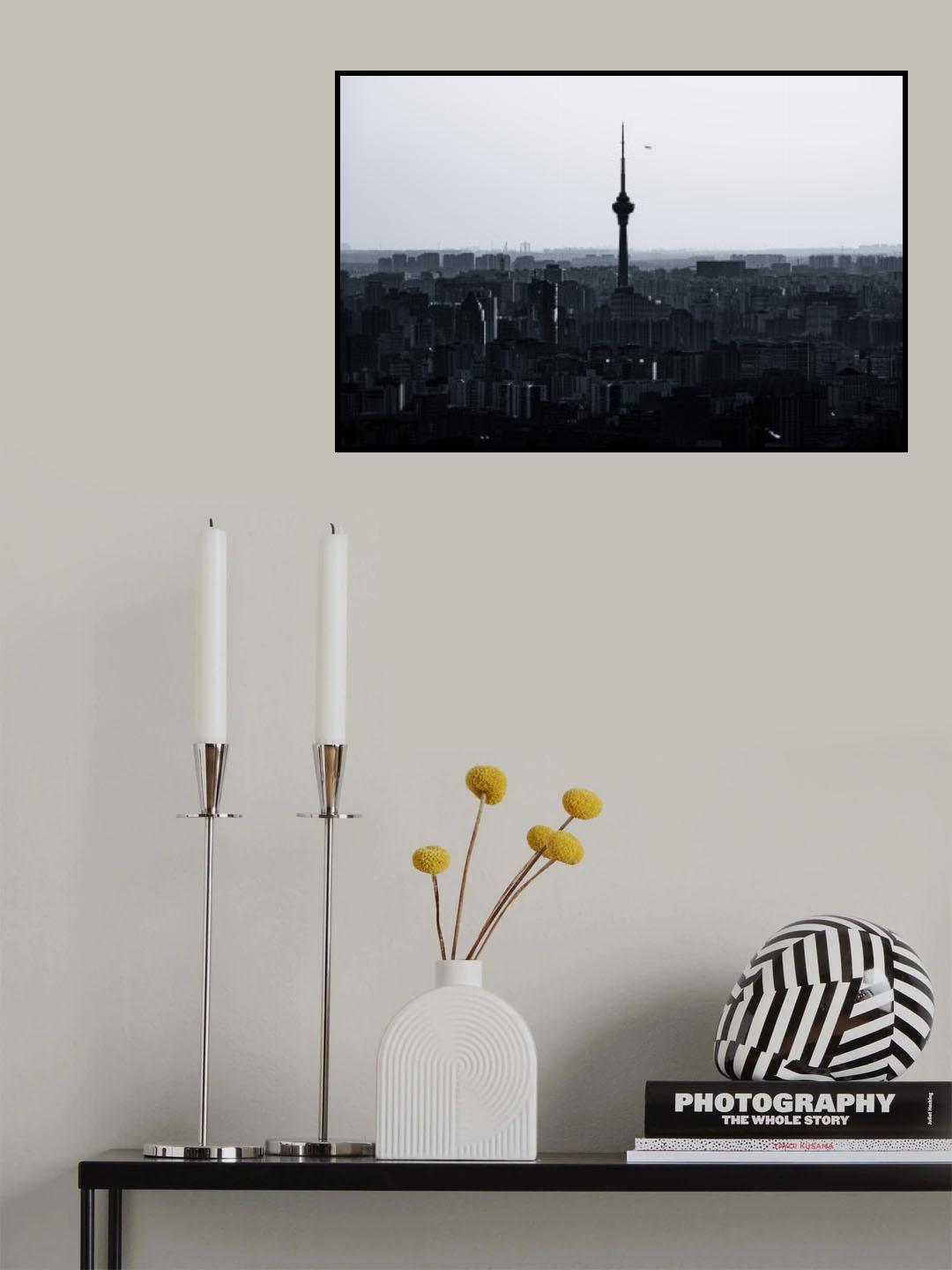 Beijing TV Tower Poster och Canvastavla