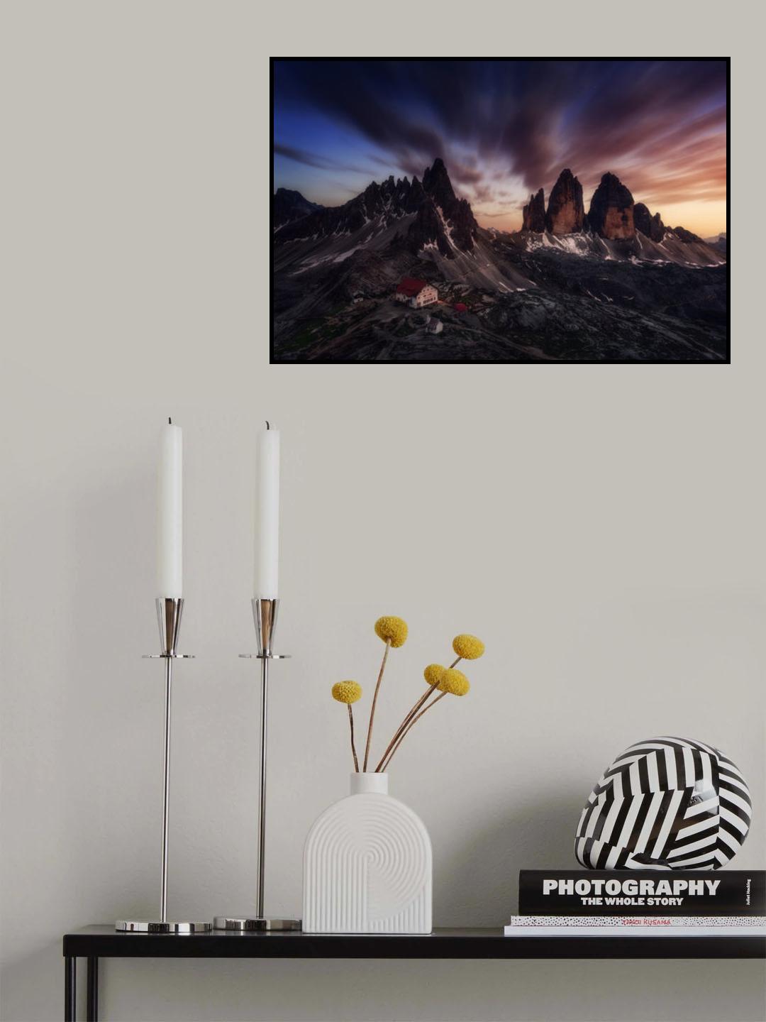 Magic Tre Cime Poster och Canvastavla