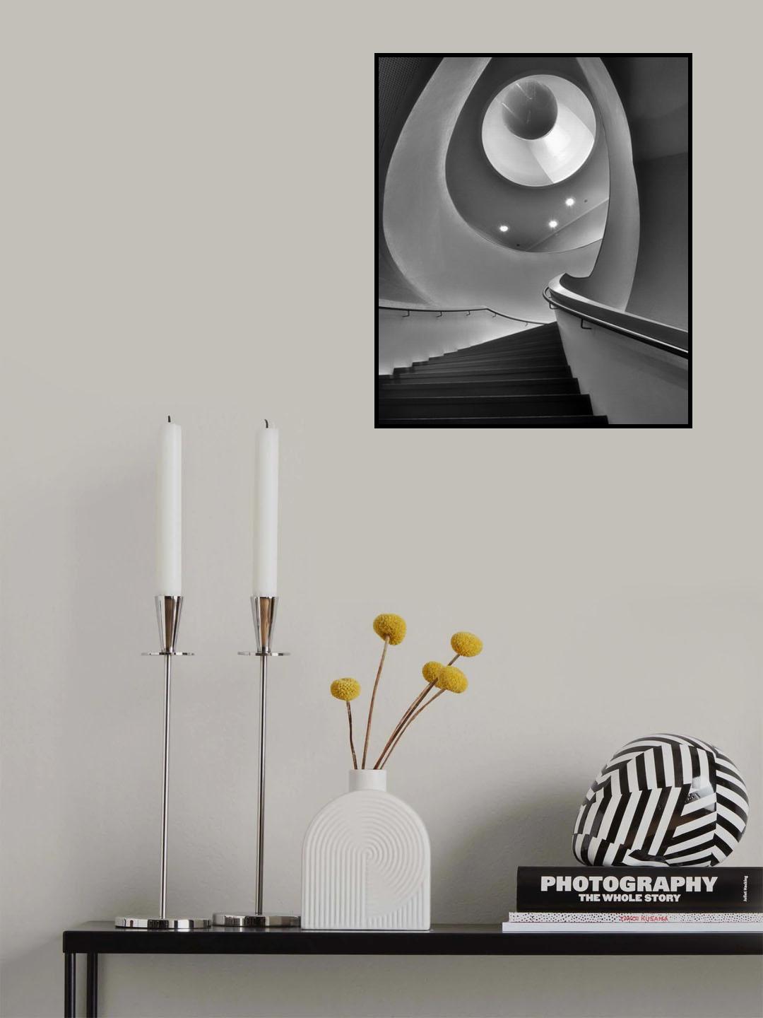 Stair Poster och Canvastavla