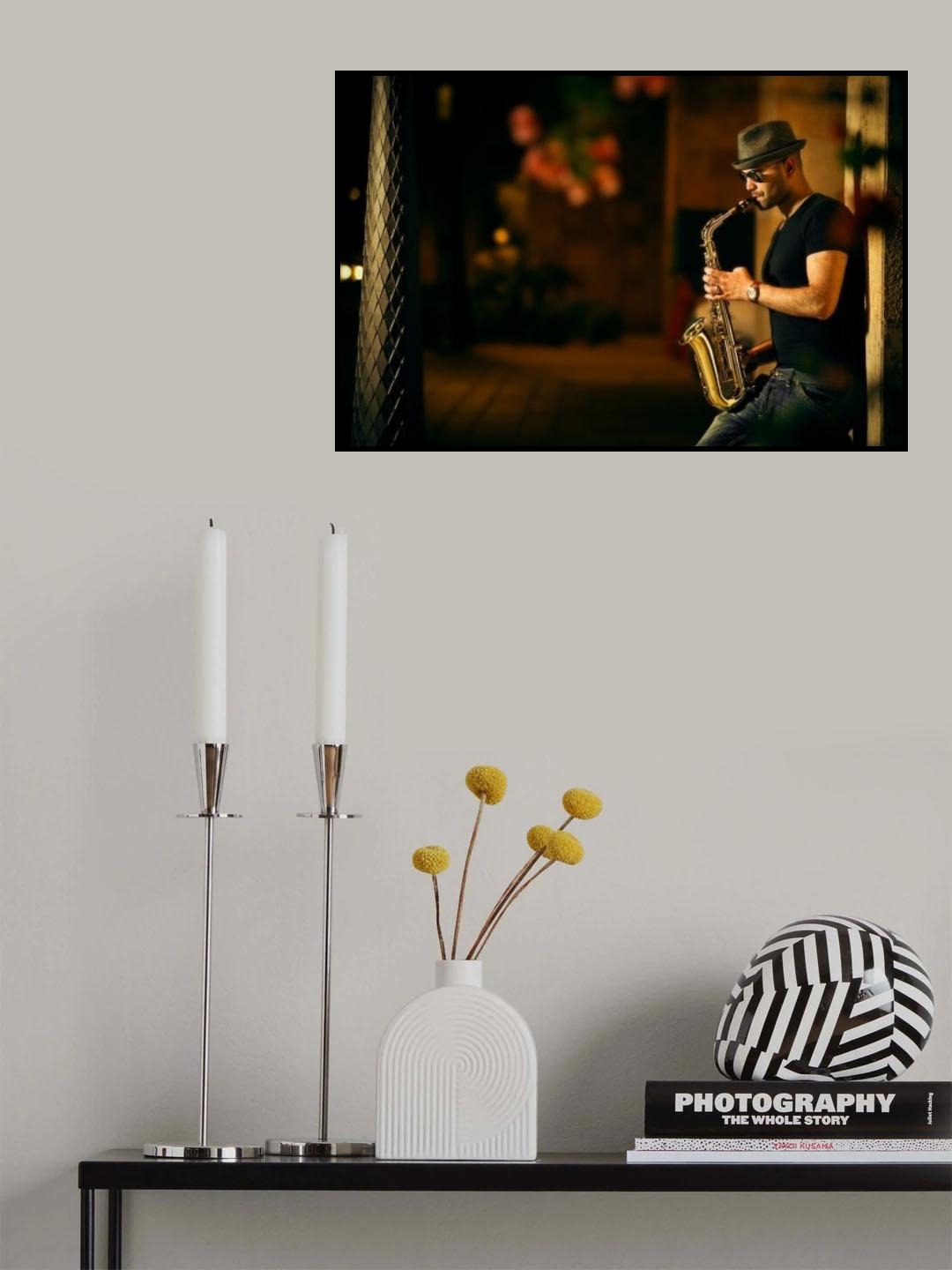 Mood with jazz Poster och Canvastavla