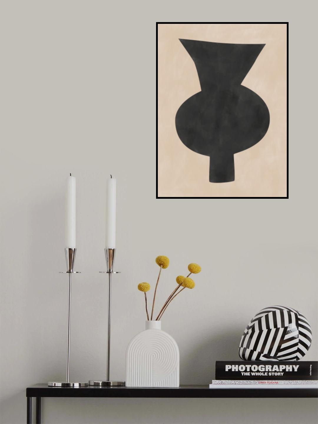 Black Vase Artwork