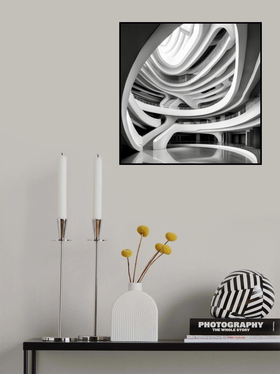 Curves Poster och Canvastavla