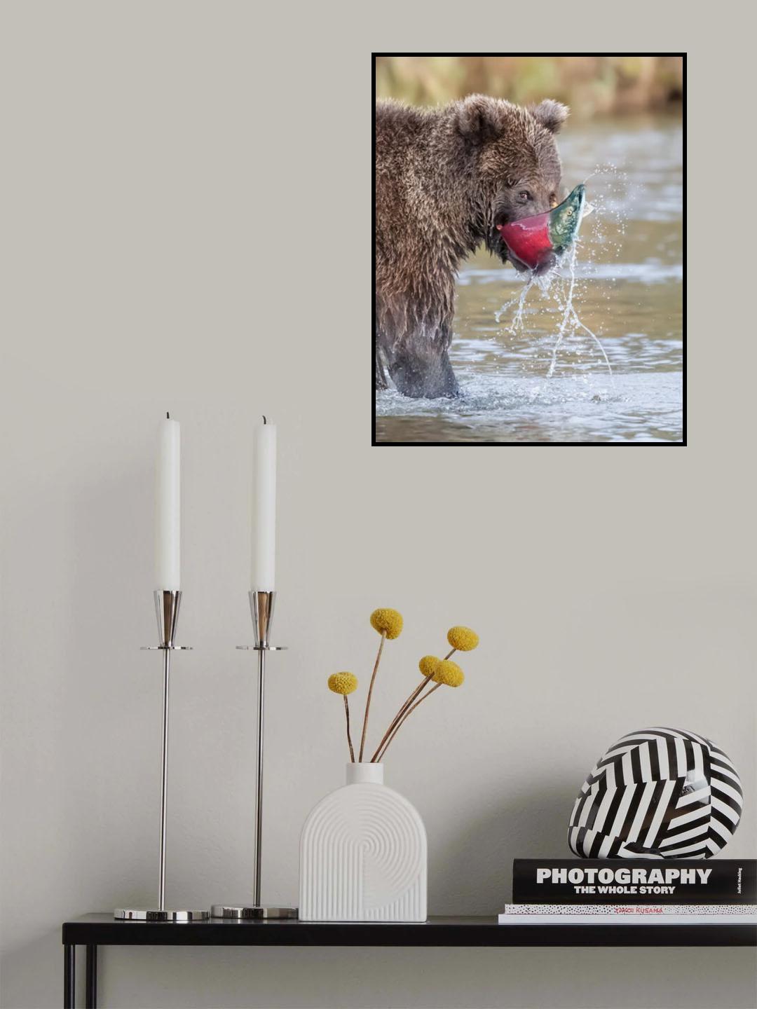 "Look my catch" Poster och Canvastavla