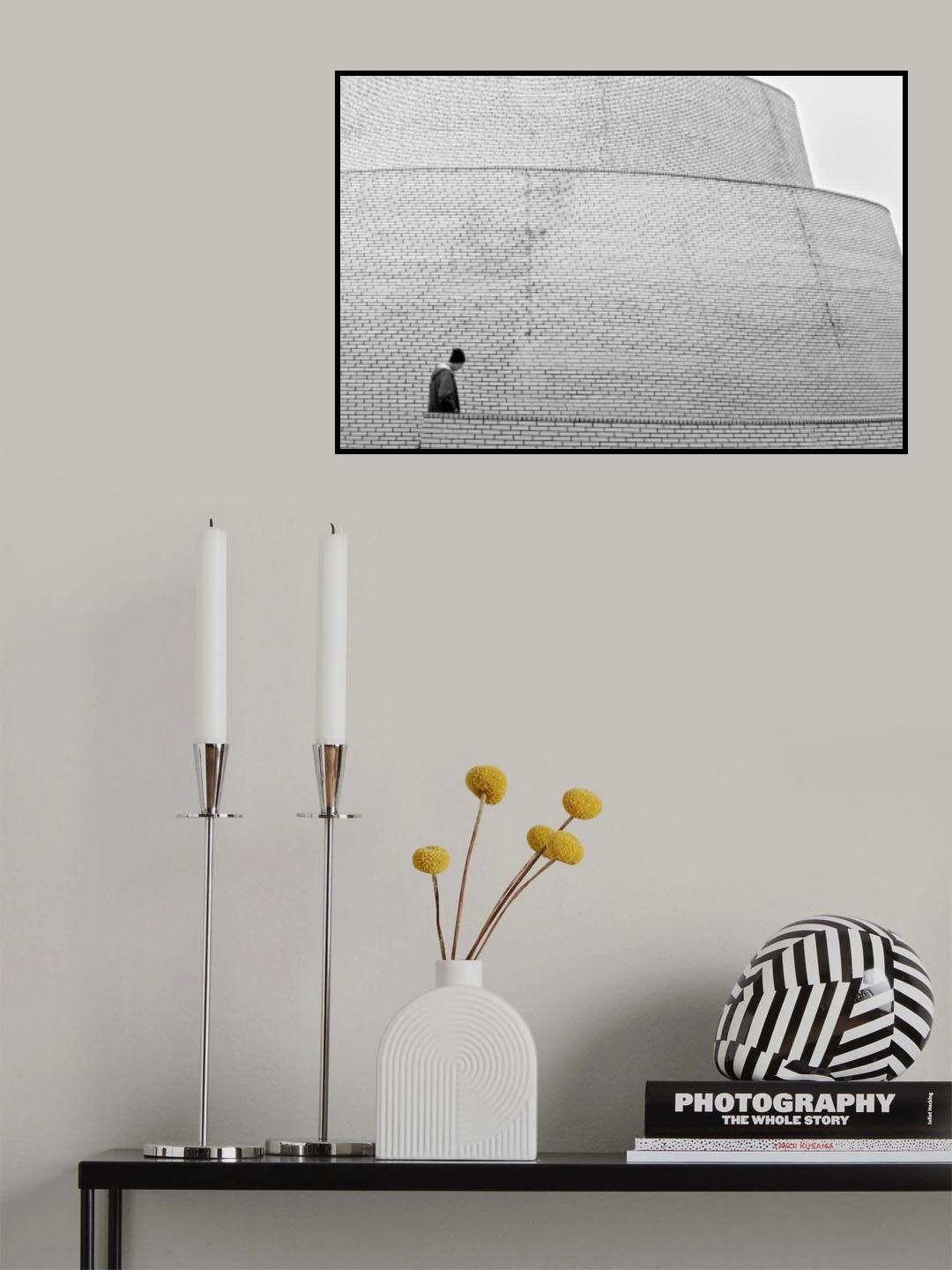 between the bricks Poster och Canvastavla